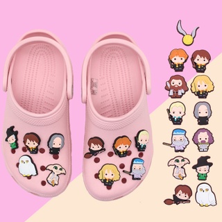 Phụ kiện gắn trang trí giày Crocs JIBBITZ DIY nhiều mẫu tùy chọn kiểu dáng Harry Potter đáng yêu thời trang