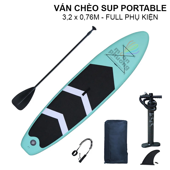 Ván chèo SUP ván chèo đứng bơm hơi giá rẻ Portable - MUÔN PHƯƠNG SHOP