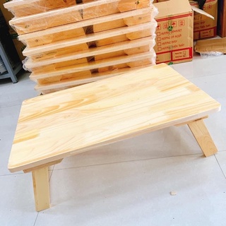 Bàn học gỗ chân gấp gọn