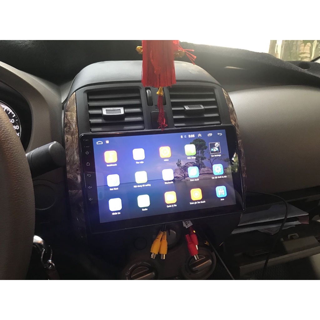 Mặt dưỡng kèm dây nguồn zin lắp màn hình android cho xe NISSAN SUNNY