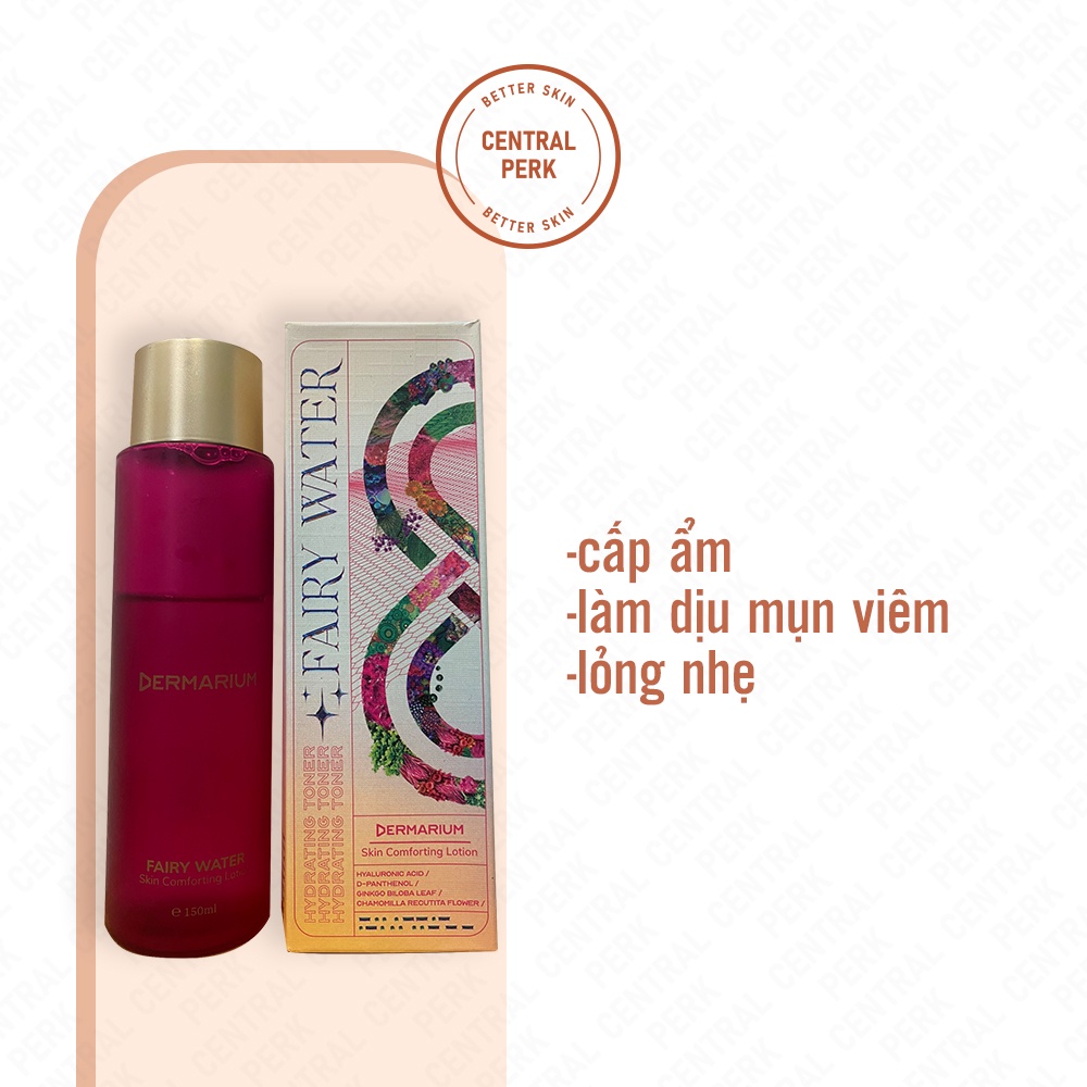 Toner cấp ẩm Cho Da Dầu Mụn Viêm Fairy Water Dermarium 150ml