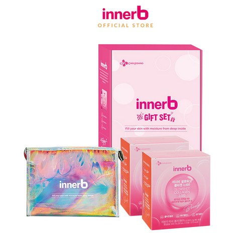 [Quà túi makeuphologram] Combo 2 Hộp nước uống Collagen VitaminC sáng da InnerBGlowshot(50mlx6) | BigBuy360 - bigbuy360.vn