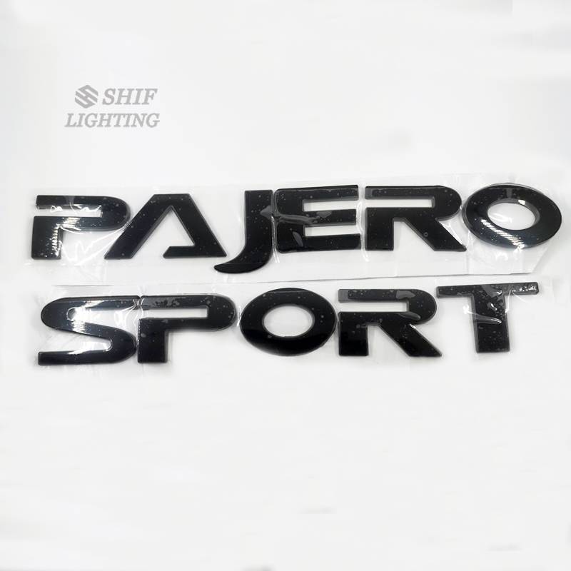 Sticker hình chữ dán trang trí xe hơi Mitsubishi Pajero