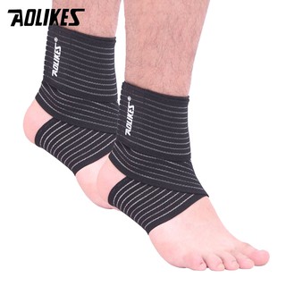 Bộ 2 Băng Quấn Mắt Cá Chân Đàn Hồi Hỗ Trợ Bảo Vệ Khớp Cổ Chân Khi Chơi Thể Thao Sport Ankle Support AOLIKES TC-1520