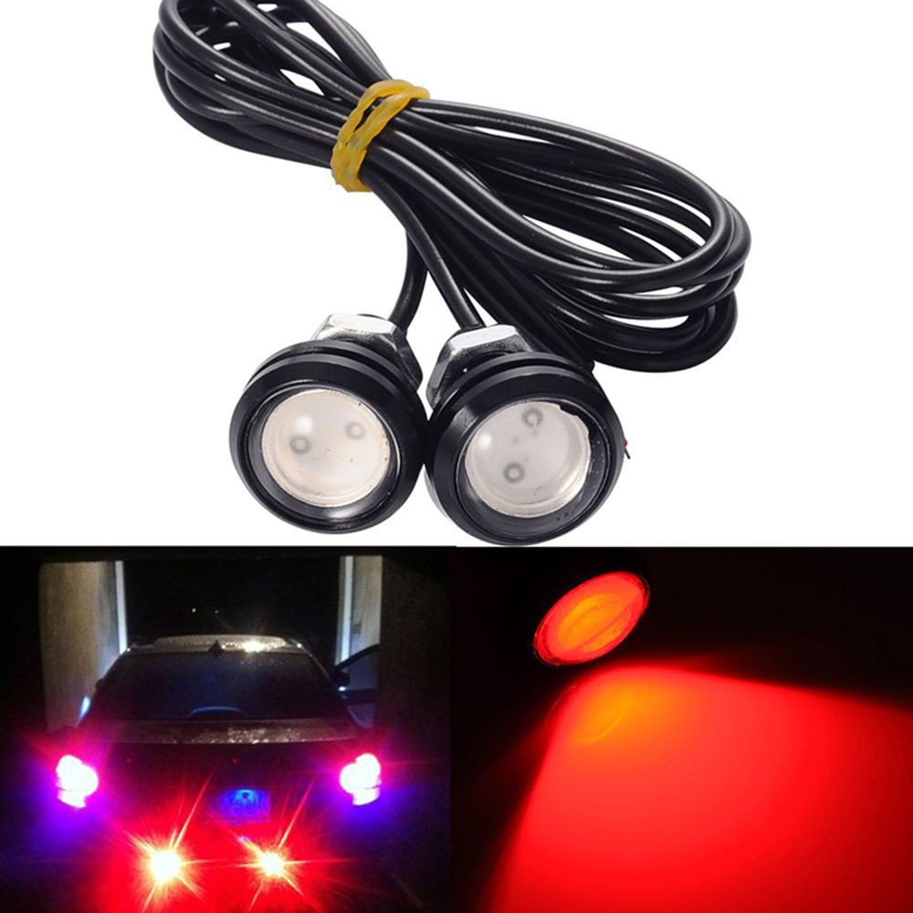 Đèn LED chống nước 9W dùng làm đèn pha/đèn báo phanh/đèn đỗ xe/đèn chiếu sáng ban ngày trang trí cho xe hơi