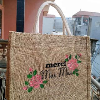 TÚI MERCI HOA HỒNG