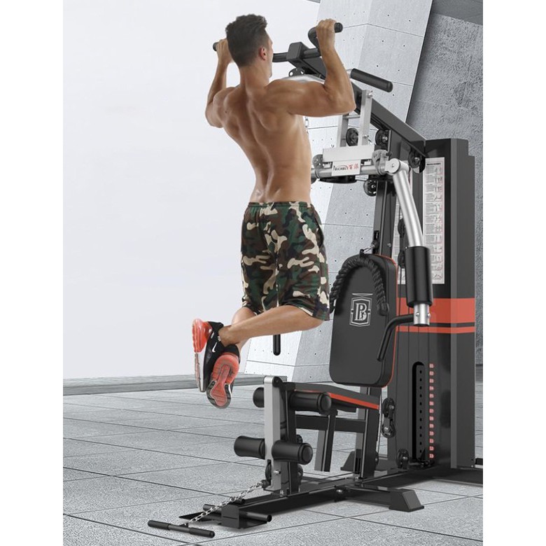 Giàn tạ đa năng tập ngực, kéo xô, tập tay, đá chân, xà đơn tại nhà HQ708 nhập khẩu chính hãng - SÀI GÒN SPORT