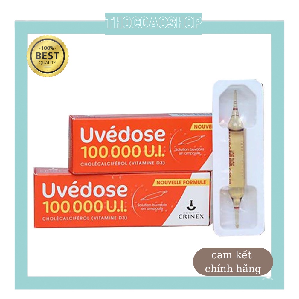 Vitamin D3 1 liều 3 tháng Uvedose Pháp dành cho bé trên 1 tuổi
