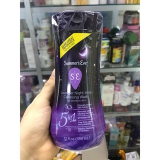 ∏( Chuẩn nội địa )DUNG DỊCH VỆ SINH Summer’s Eve Night-time Cleansing Wash For Sensitive Skin Lavender