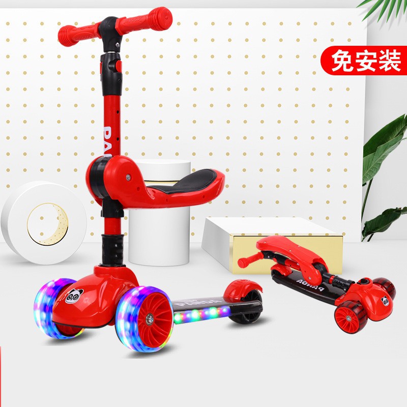 Xe Scooter Gomommy Xe Đạp 3 Bánh Tập Đi Cho Bé Trai Và Bé Gái Hàng Chính Hãng