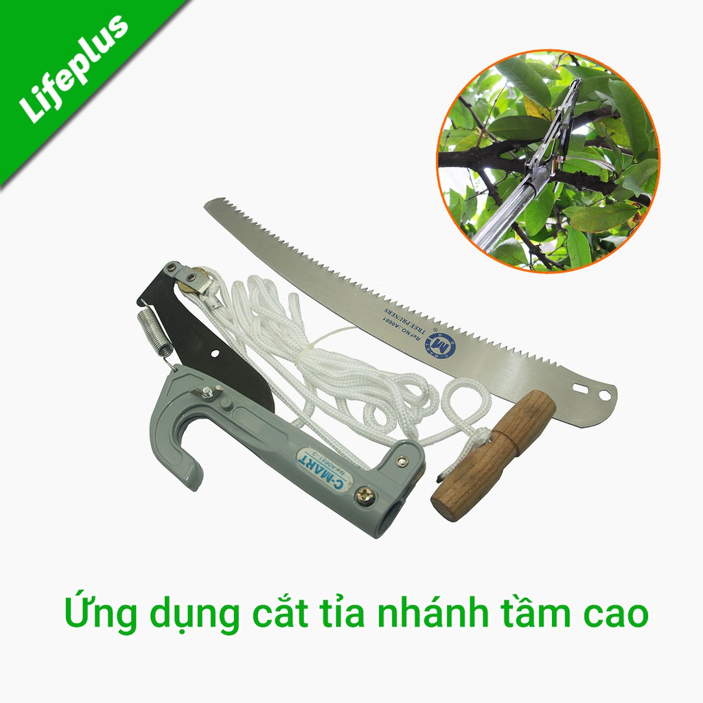 Kéo cắt cành trên cao có cán dài 3m cao cấp C-Mart A0681