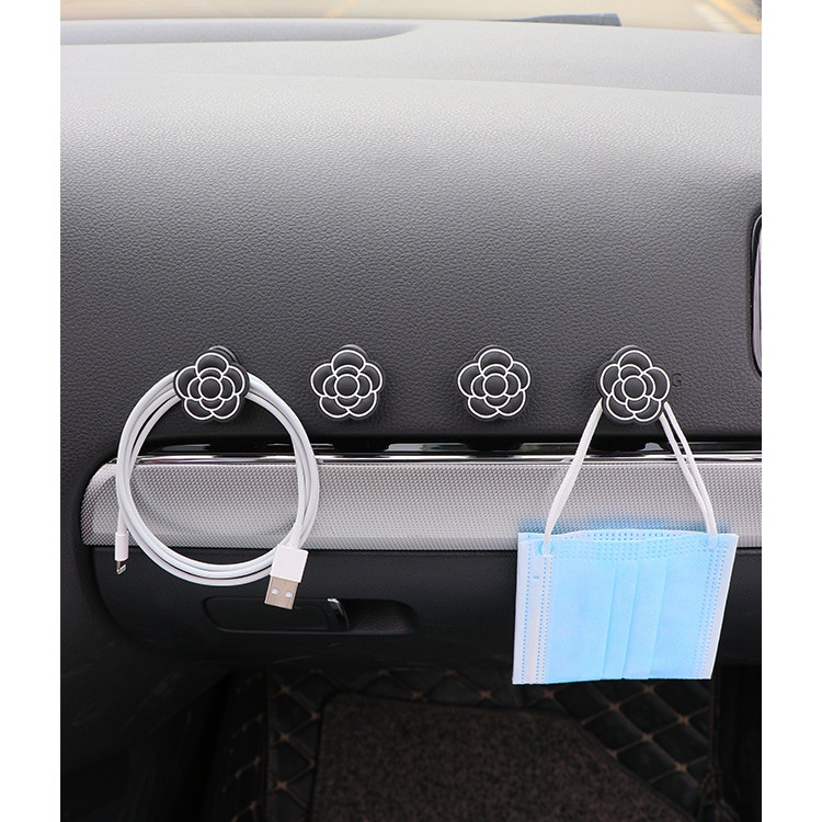 Bộ 4 Móc Treo Đồ Trên Xe Hơi Tiện Lợi