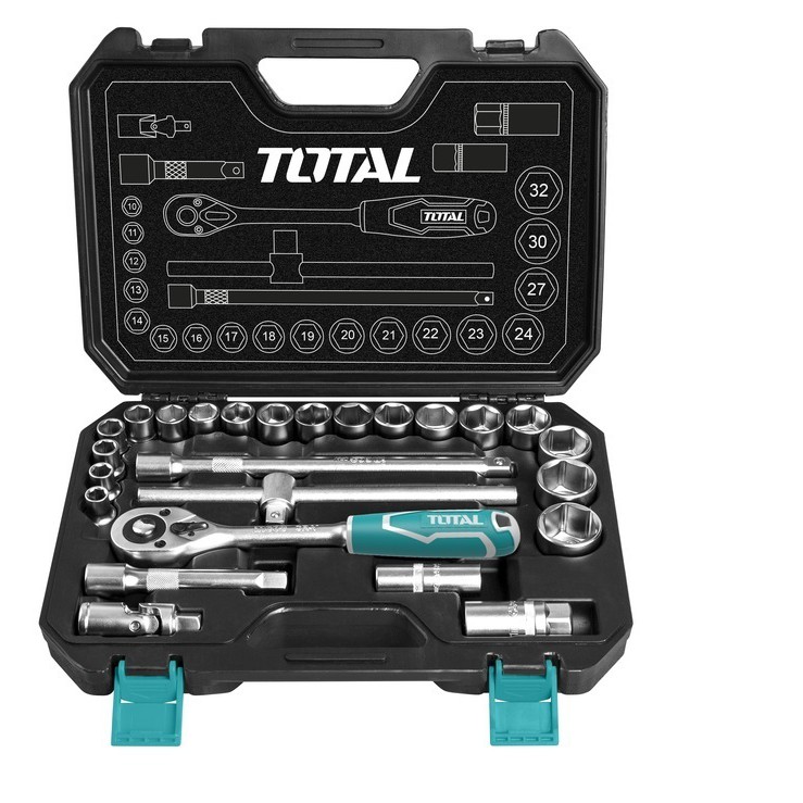 Bộ tuýp Total THT121251 25 chi tiết