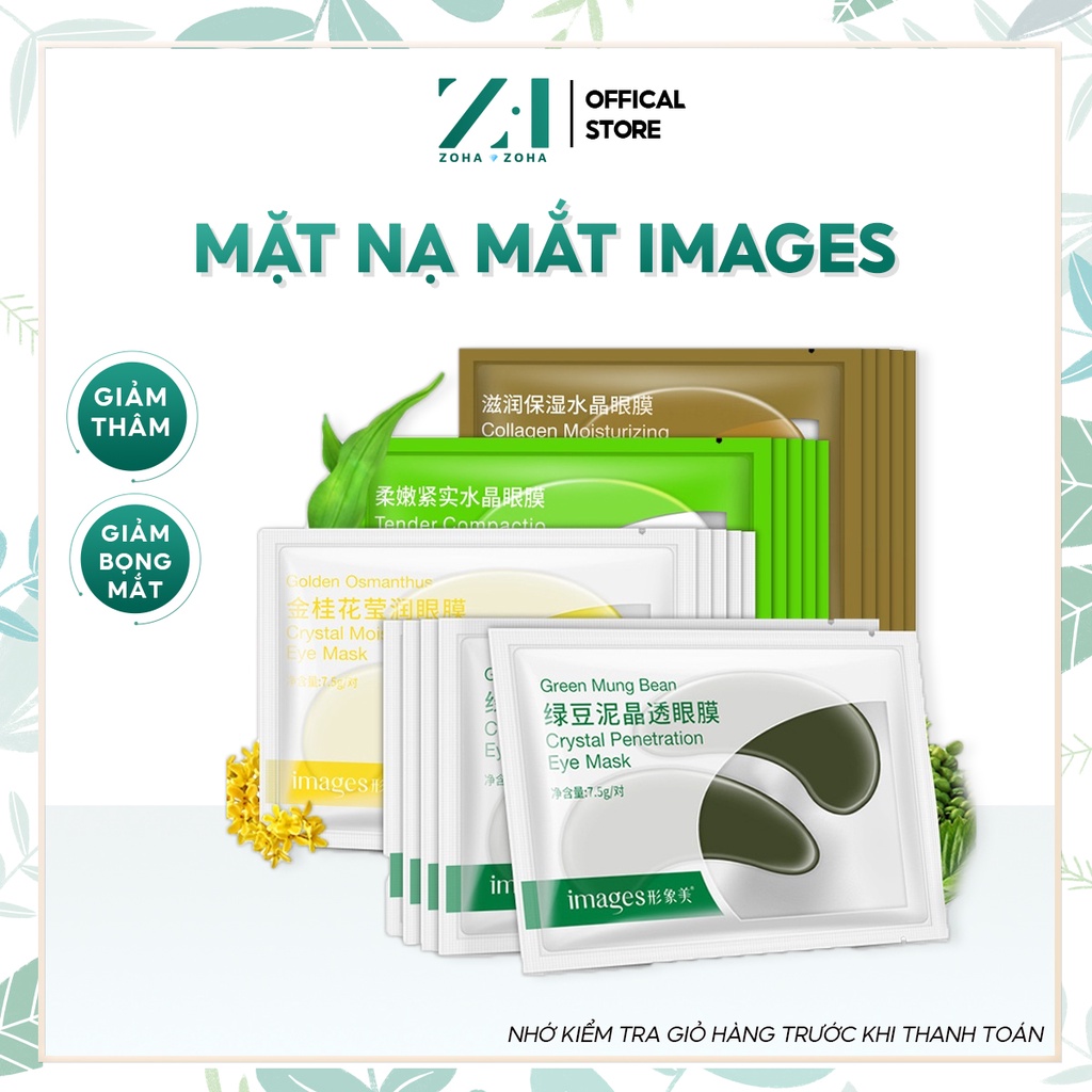 Mặt nạ dưỡng mắt Images giảm quầng thâm chính hãng mask mắt ZOHA