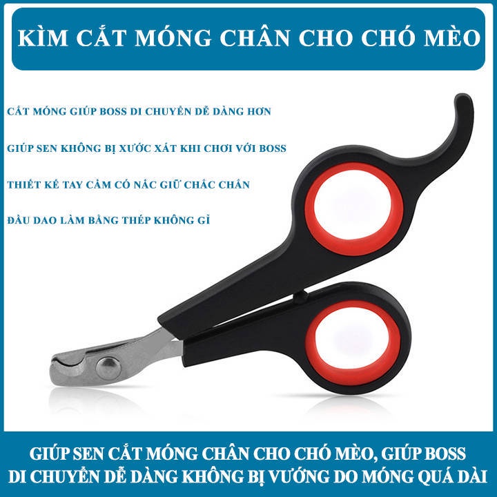 Kéo/ Kìm cắt móng nhỏ gọn tiện lợi dành cho chó mèo nhỏ