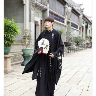 Hán phục đôi Set 6 - Tàng Long Hắc Y (Hán phục nam + nữ)