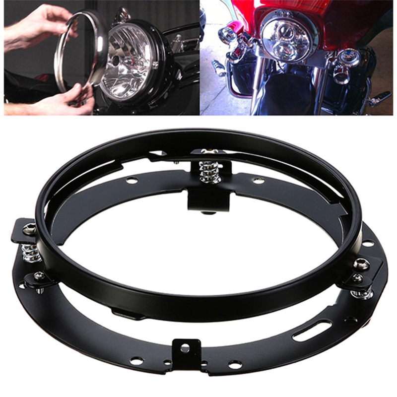 Khung Gắn Đèn Pha LED Hình Tròn 7 Inch Chuyên Dụng Cho Xe Hơi Jeepwangler