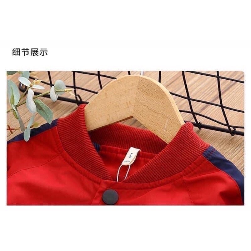 Áo Khoác Gió Boomber Cho Bé