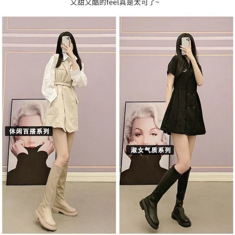 GIÀY BOOT ĐÙI KHOÁ SAU CHO NỮ