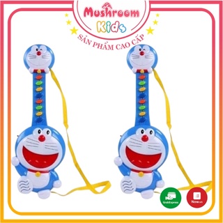 Đồ chơi đàn ghita hình doremon dùng pin có phát nhạc dành cho bé