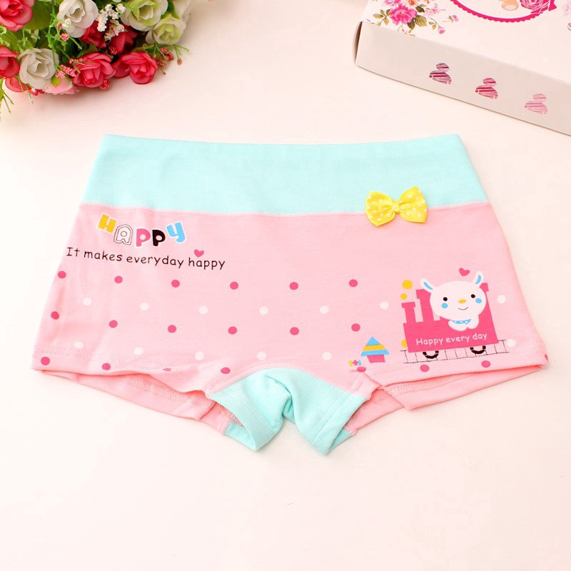 Set 3 quần lót vải cotton hoạ tiết xinh xắn dễ thương cho bé