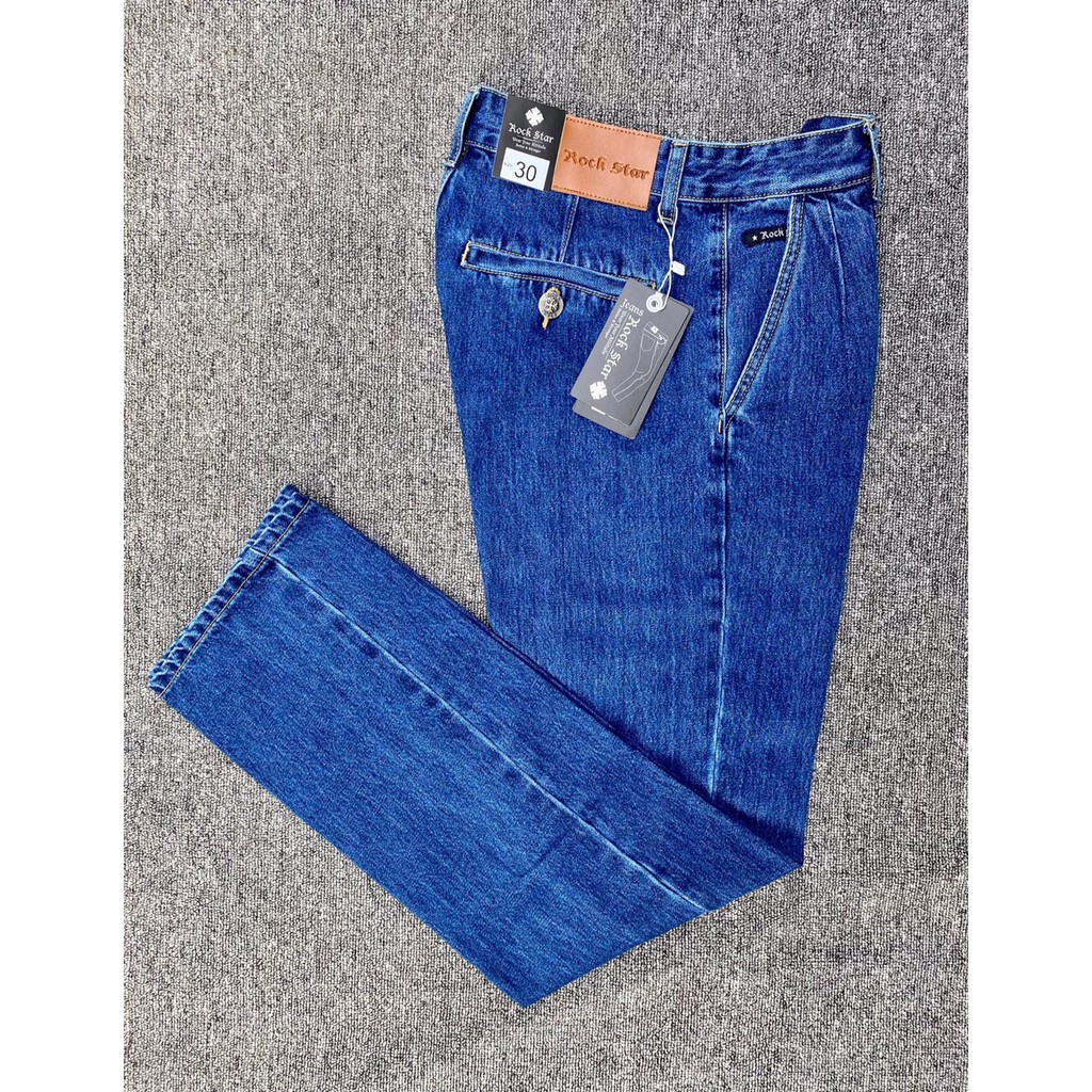 Hoàn lại tiền nếu sản phẩm không đẹp và chất lượng ) Quần Jeans nam FREESHIP TOÀN QUỐC túi chéo trung niên ống thụng
