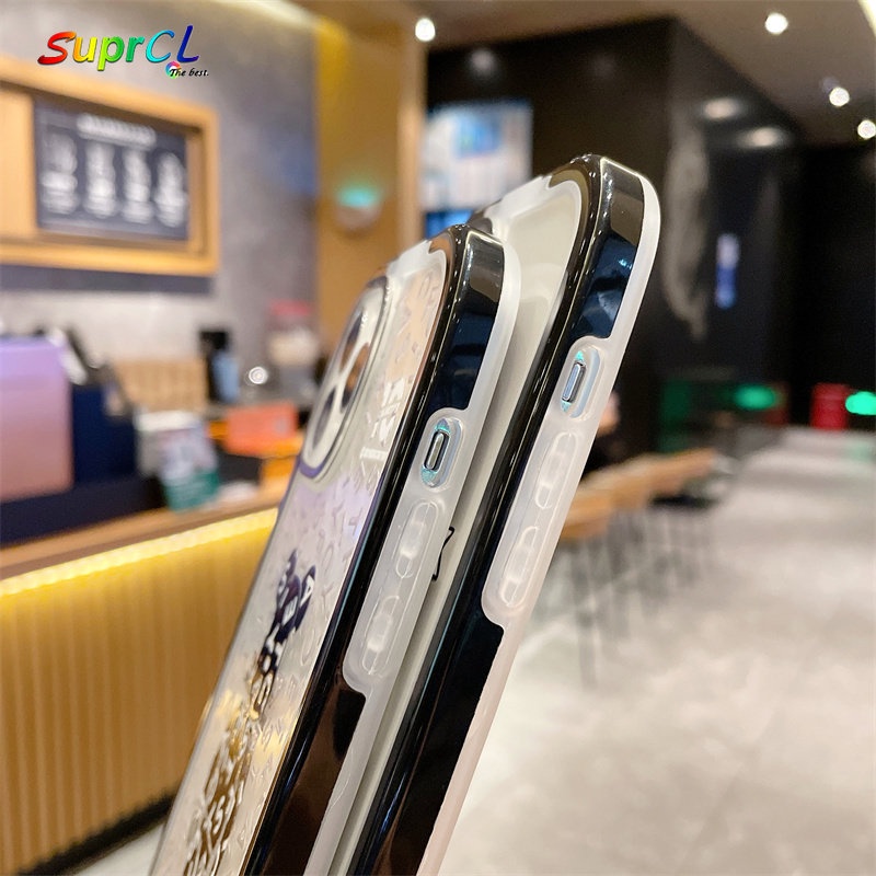 Ốp Điện Thoại Silicone Chống Sốc 2 Trong 1 Cho iPhone 13 12 11 Pro XS Max XR iPhone 7 8 Plus