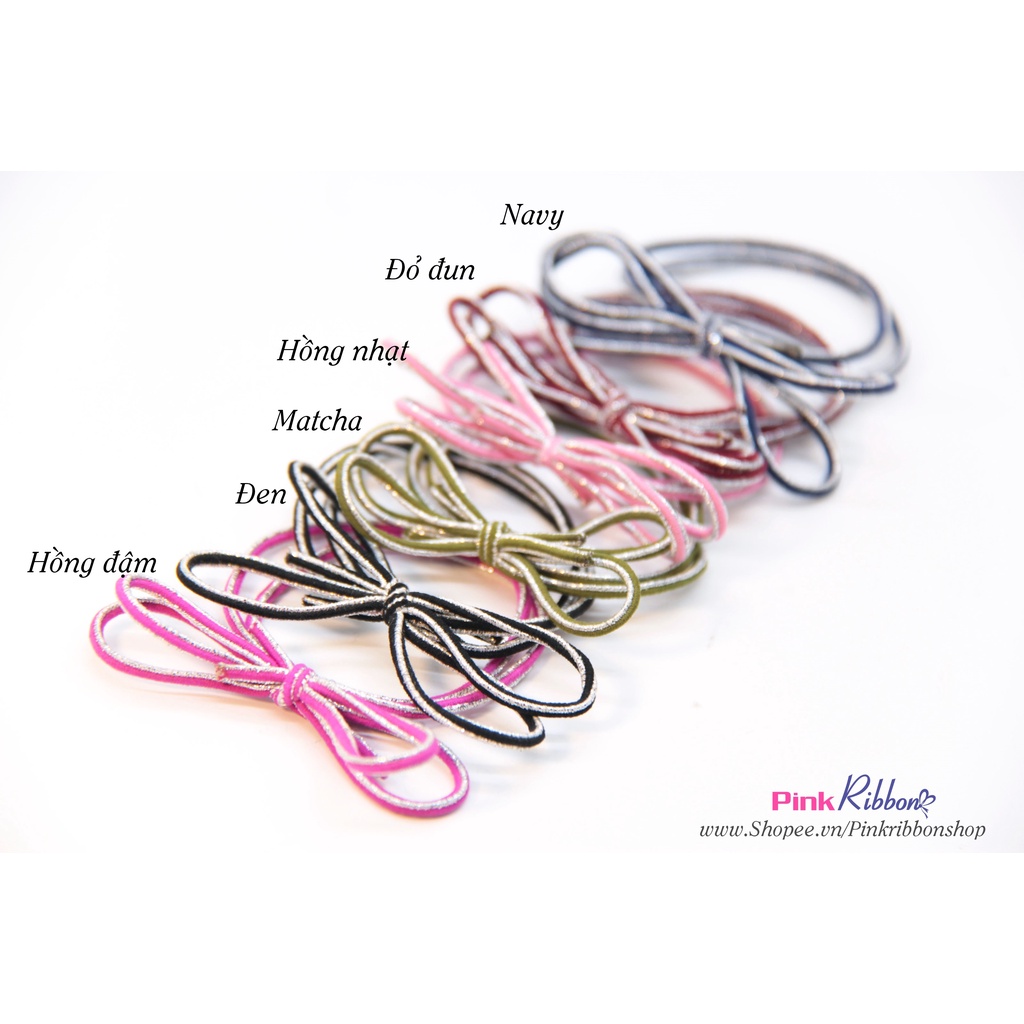 SET 5 CÁI - Chun sọc nhũ cao cấp tết nơ