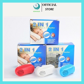 [HÀNG CÓ SẴN]- Thiết bị chống ngáy ngủ 2 in 1 giảm tiếng ồn