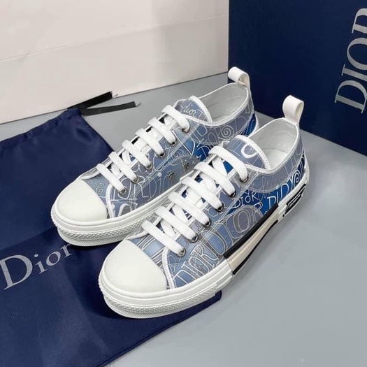 Giầy Dior sneaker họa tiết vân Monogram fullbox