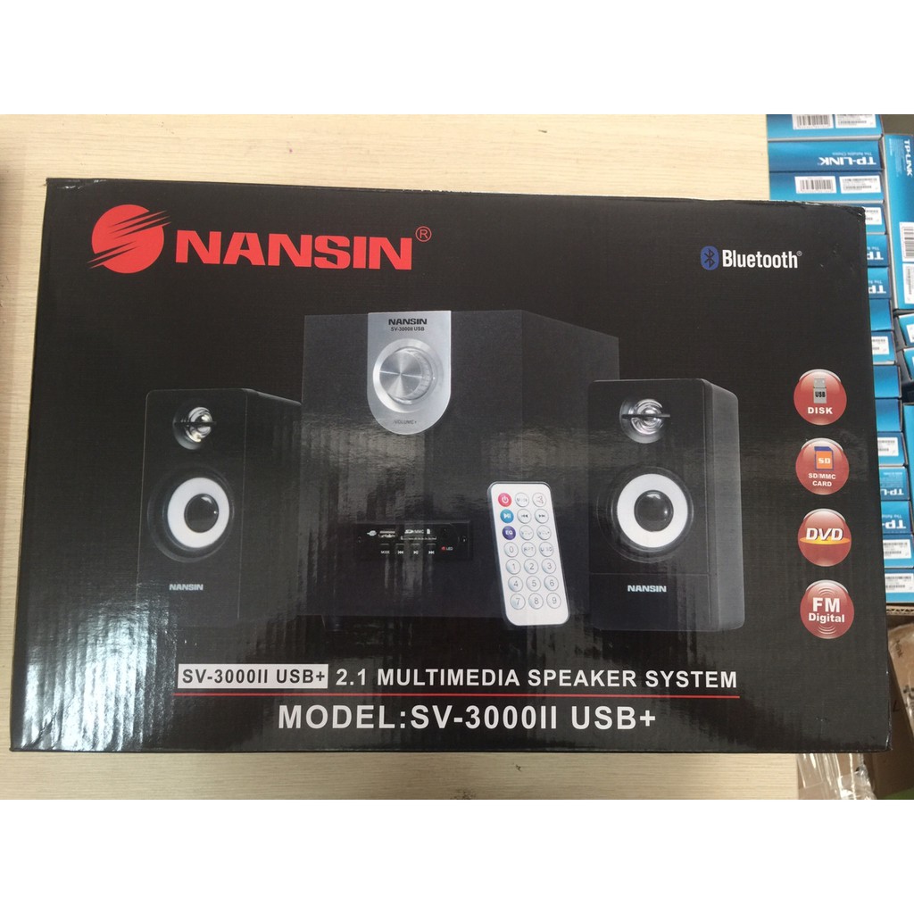 Loa Bluetooth nasin 2.1 V3000 USB