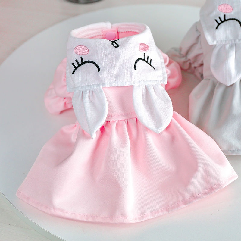 Đầm Ngủ Hình Thỏ Mắt To Dễ Thương Cho Thú Cưng