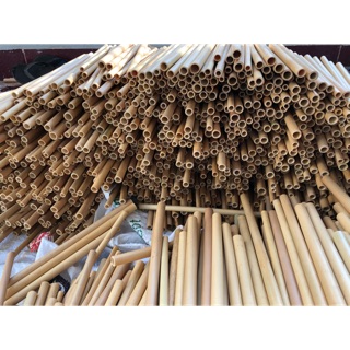500 ống hút tre cỡ trung