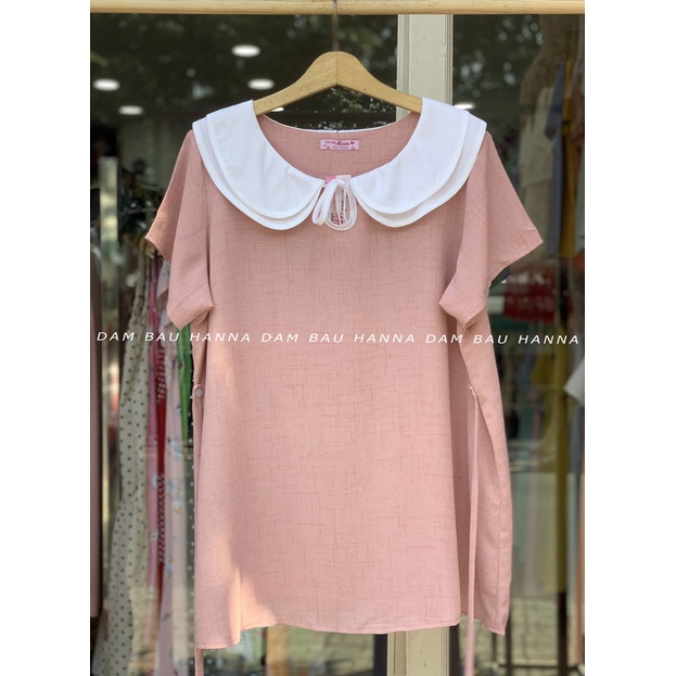 [SIZE 70- 100KG] Áo bầu công sở big size có size 100kg vải chéo cao cấp 1 lớp dày vừa phải thoáng mát thấm mồ hôi tốt