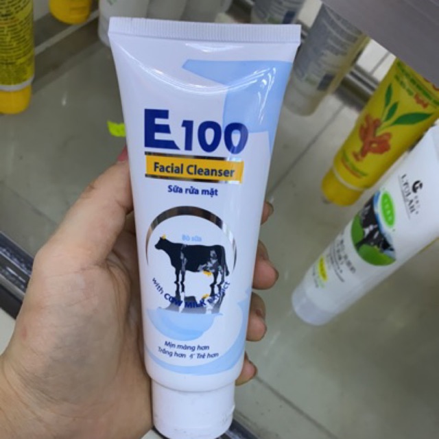 SỮA RỬA MẶT E100 CON BÒ  80g