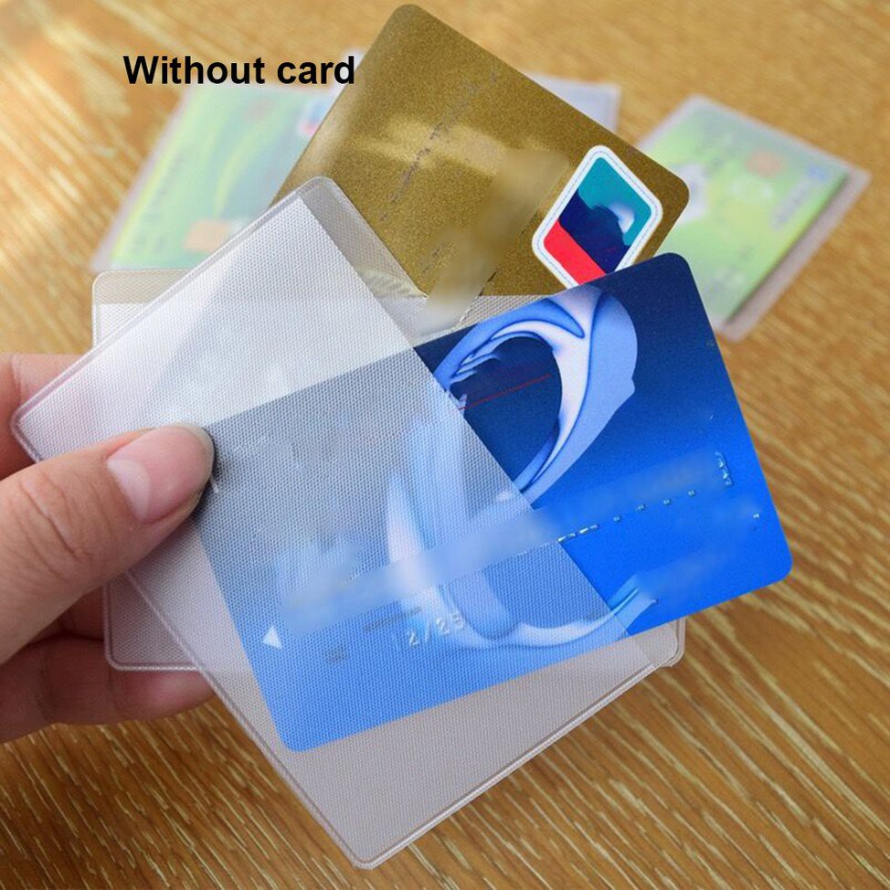 Bao đựng bảo vệ thẻ ngân hàng/thẻ IC/thẻ xe bus chống từ tính trong suốt