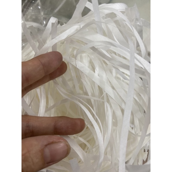 [Rẻ vô địch] 1kg Giấy rơm trắng, nâu, đen, vàng, giấy vụn lót hộp quà, giấy chống sốc, giấy lót hộp yến