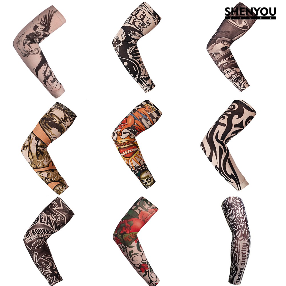 1 Găng Cánh Tay Chống Nắng Họa Tiết Hình Xăm Cá Tính | BigBuy360 - bigbuy360.vn