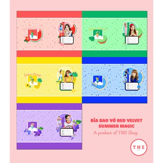 [HÀNG CÓ SẴN] Bìa bao vở Red Velvet - Summer Magic Ver.