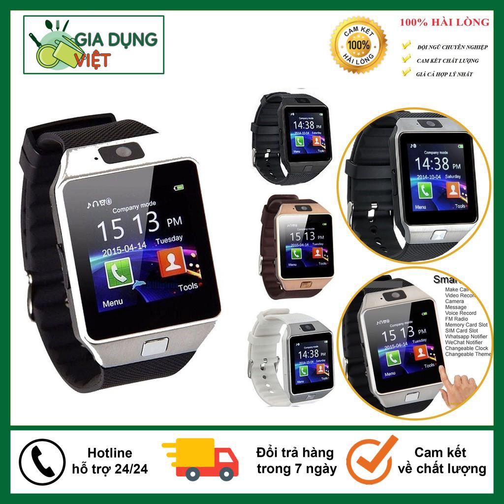 Đồng Hồ Thông Minh, Đồng Hồ Smart Watch Uwatch DZ09 Theo Dõi Sức Khỏe, Nhịp Tim, Bước Chân, Bảo Hành