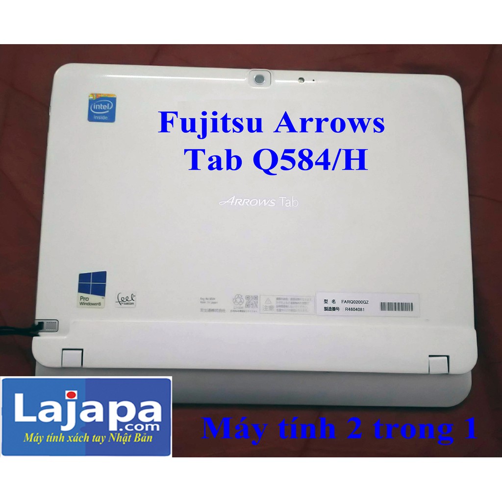 [Bộ Quà Tặng Trị Giá 680K] Máy tinh 2 trong 1 Fujitsu Q584 H Màn hình 2K cảm ứng 10,1 inch  laptop nhat ban LAJAPA | BigBuy360 - bigbuy360.vn