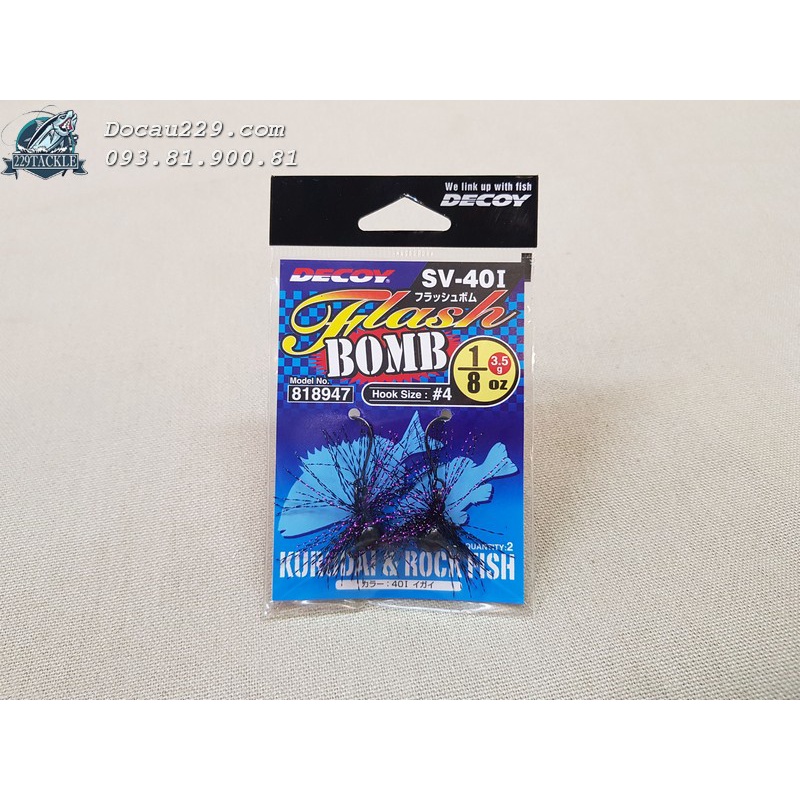 Lưỡi Câu Jig Head Decoy Flash BOMB