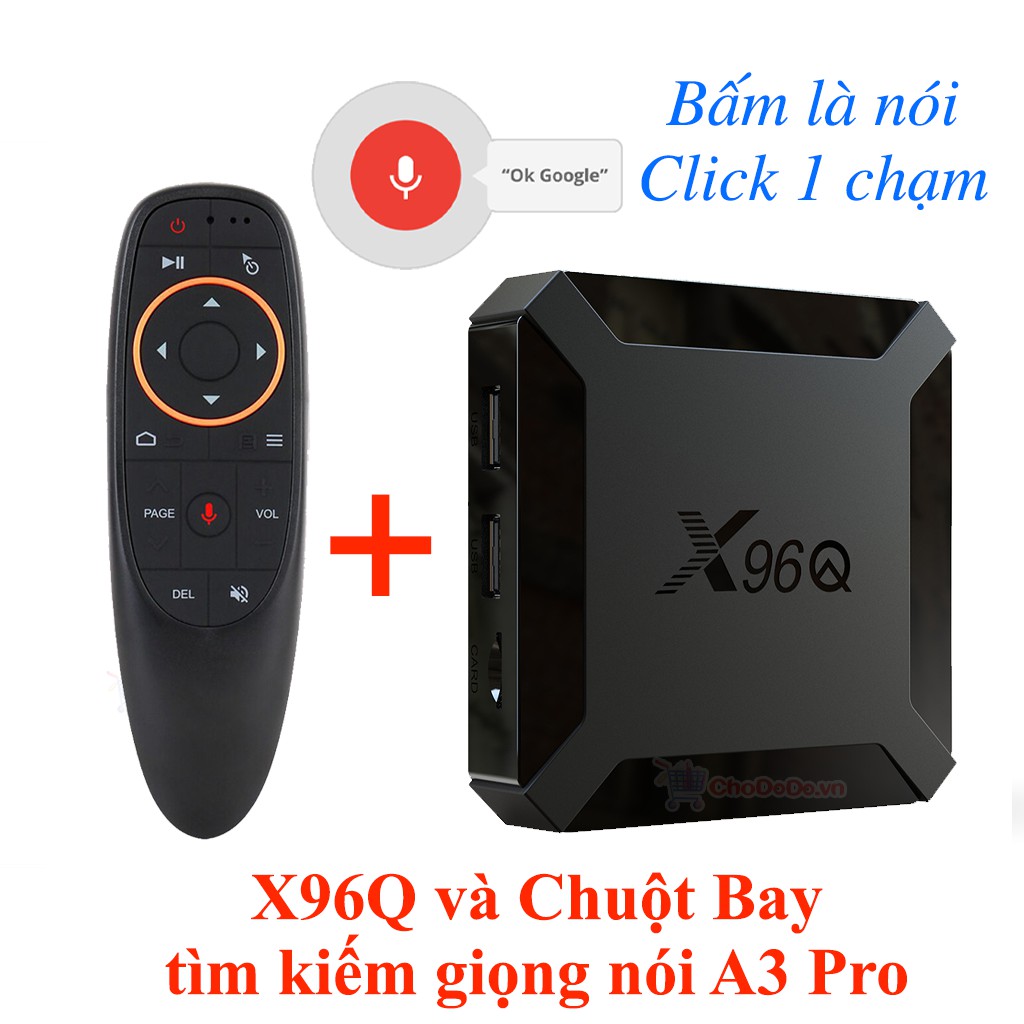 [Mã ELMSBC giảm 8% đơn 300K] Enybox X96Q Android 10 mới nhất RAM 2GB ROM 16GB Giá Rẻ Chất Lượng Tốt