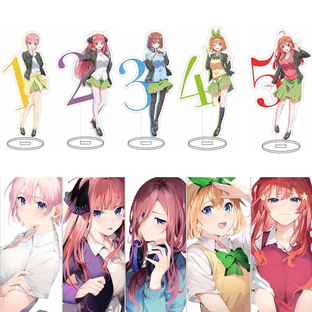 Mô Hình Nhân Vật Nakano Miku Hai Mặt Bằng Acrylic