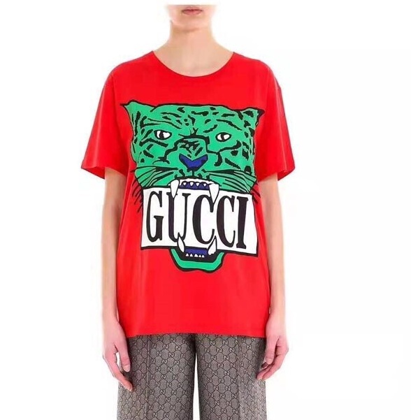 Áo Thun Tay Ngắn Cổ Tròn Chất Liệu Cotton In Logo Gueen  Cao Cấp Thời Trang Dành Cho Cả Nam Và Nữ