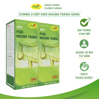 2 Hộp Nhuận Tràng PQA Thành Phần Từ Thiên Nhiên Giúp Giảm Táo Bón Dùng Cho Bé Bị Khó Tiêu Lâu Ngày Hộp 125ml
