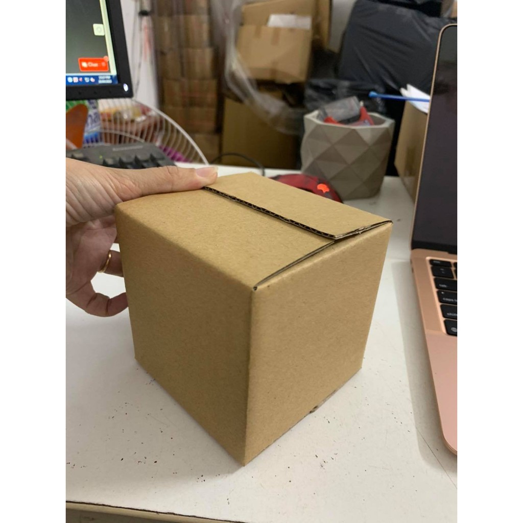 10 HỘP 20X20X15 - Hộp Carton Size 20X20X15 Giấy Cứng Siêu Bền Đóng Hàng Nhanh Chóng