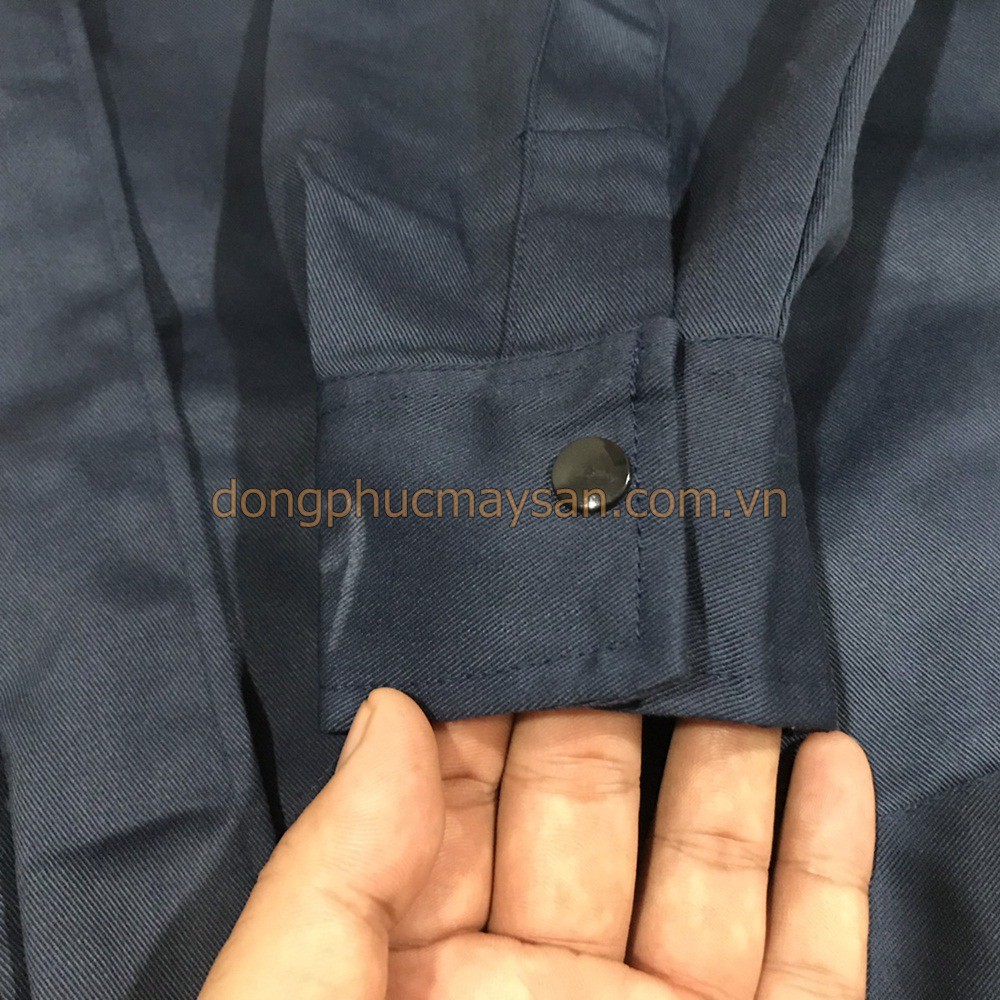 Quần áo bảo hộ lao động - Phối tím than - cam - SB06