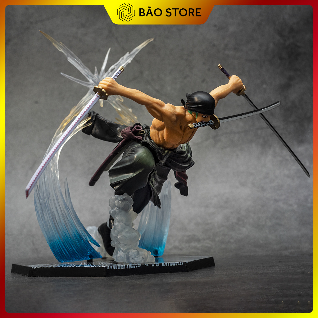 Mô hình One Piece nhân vật Zoro đồ chơi trong phòng nhân vật One Piece để bàn trang trí