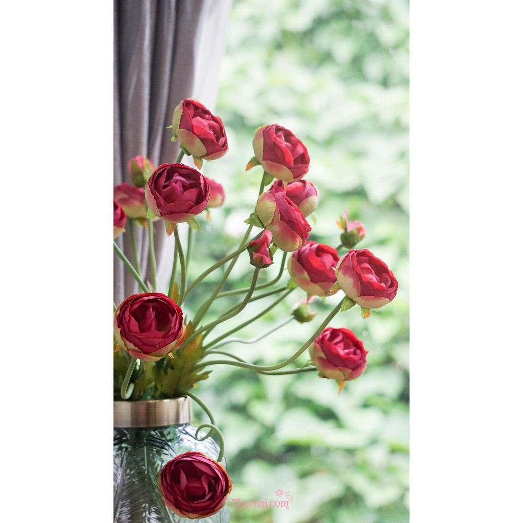 Hoa lụa 🌸  | Hoa Mao Lương sắc xuân cắm bình hoa đẹp nhẹ nhàng mềm mại